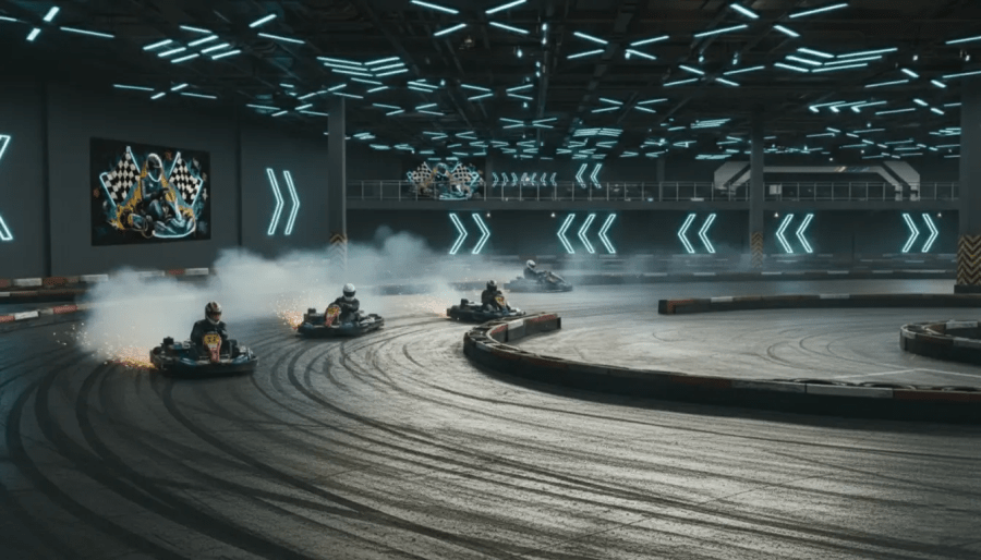 Pure Drifting on Two-level Tracks
