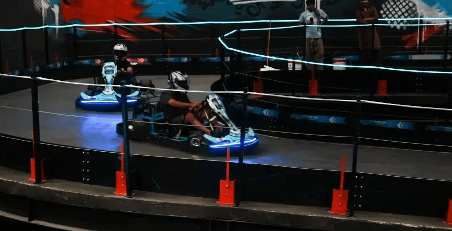 Pure Drifting on Two-level Tracks