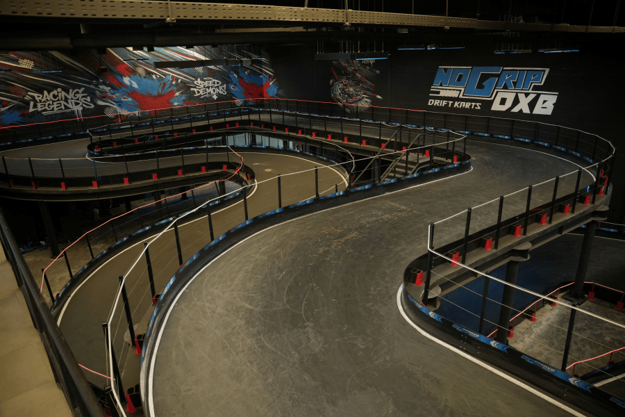 Pure Drifting on Two-level Tracks